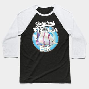 Fabulous Japan angel fish logo Baseball T-Shirt